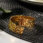 Кольцо для салфетки «Кавайон», 4.5×4 см, железо, золотистое - Фото 1