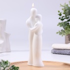 Свеча фигурная "Влюбленная пара", 15х5 см, белый - фото 9468292