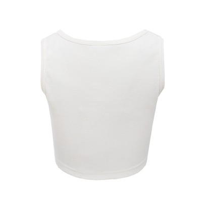 Топ женский в рубчик MINAKU: Basic line, цвет экрю, размер 48