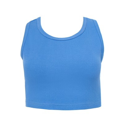Топ женский MINAKU: Basic line, голубой, размер 42