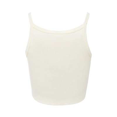Топ на бретелях женский MINAKU: Basic line, цвет экрю, размер 48