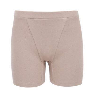 Шорты женские MINAKU: Basic line, бежевые, размер 46