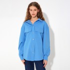 Рубашка женская MINAKU: Casual Collection цвет голубой, р-р 42 7607602 - фото 14526121