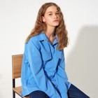 Рубашка женская MINAKU: Casual Collection цвет голубой, р-р 42 7607602 - фото 14526124