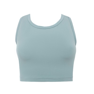 Топ женский MINAKU: Basic line, цвет аквамарин, размер 42