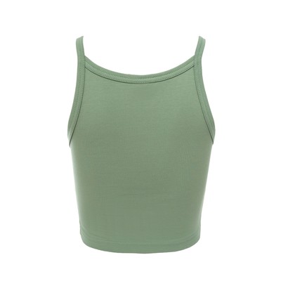 Топ женский MINAKU: Basic line, оливковый, размер 46