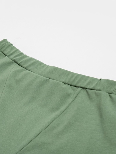 Шорты женские MINAKU: Basic line, оливковые, размер 42