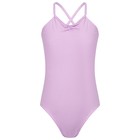 Купальник х/б на тонких бретелях, размер 42, цвет лиловый - фото 57958107