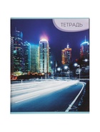 Набор тетрадей, 96 листов в линейку, Calligrata «Город», серые листы, 4 штуки - фото 51969294