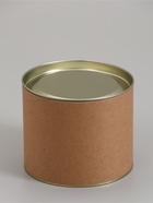 Тубус 120×100 мм (80 мм внутренняя высота), картон, металлическая крышка - Фото 1