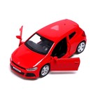 Машина металлическая VOLKSWAGEN SCIROCCO R1, 1:38, инерция, открываются двери, цвет красный - фото 6581981