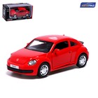 Машина металлическая VOLKSWAGEN THE BEETLE, 1:38, инерция, открываются двери, цвет красный 7389609 - фото 9682204