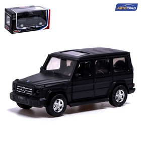 Машина металлическая MERCEDES-BENZ G350D, 1:42, инерция, открываются двери, цвет чёрный 7389626