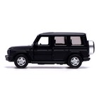 Машина металлическая MERCEDES-BENZ G350D, 1:42, инерция, открываются двери, цвет чёрный - фото 22874465