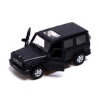 Машина металлическая MERCEDES-BENZ G350D, 1:42, инерция, открываются двери, цвет чёрный - фото 22874466
