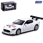 Машина металлическая MASERATI GRAN TURISMO MC GT4, 1:43, инерция, цвет белый 7389647 - фото 9682408