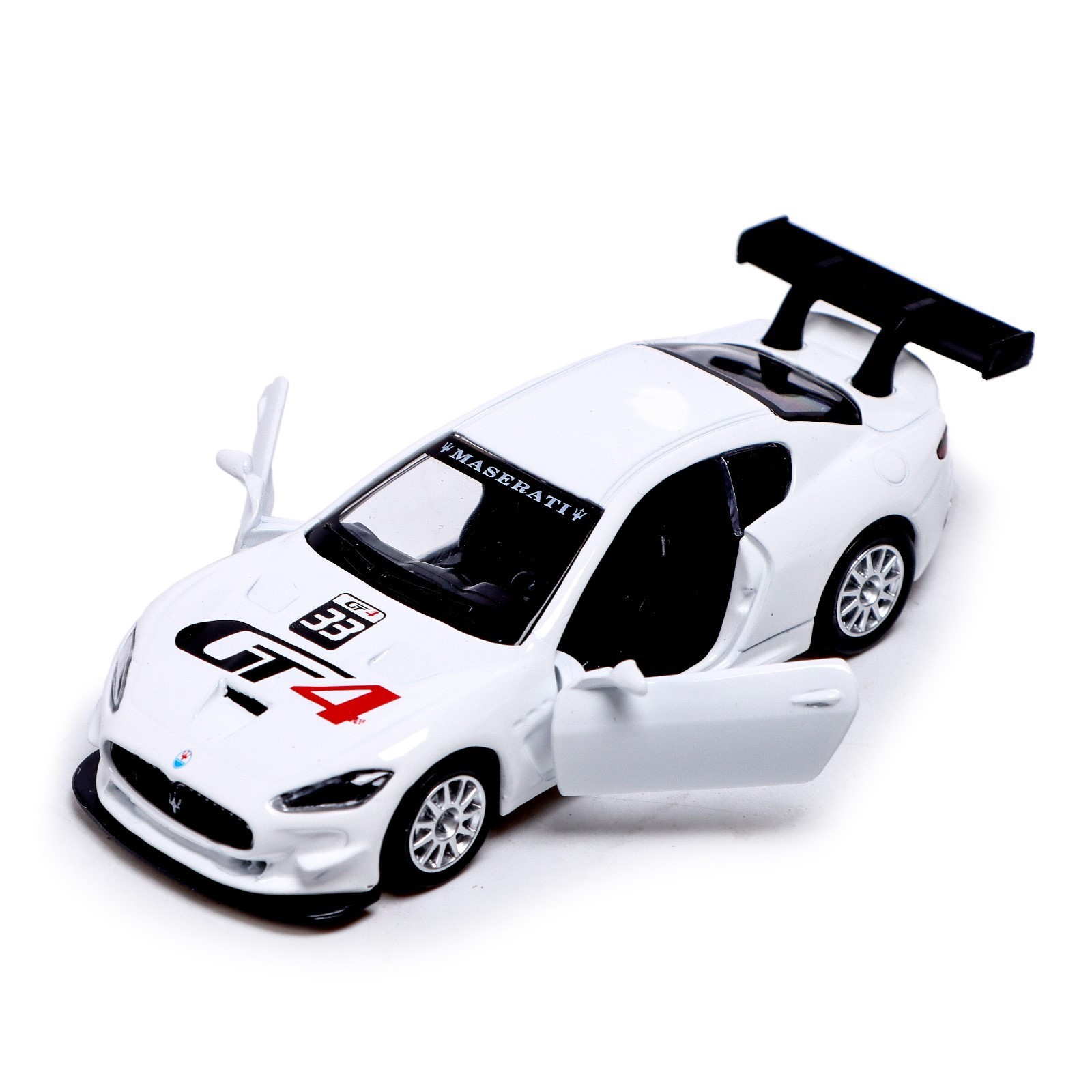 Машина металлическая MASERATI GRAN TURISMO MC GT4, 1:43, инерция, цвет  белый (7389647) - Купить по цене от 350.00 руб. | Интернет магазин  SIMA-LAND.RU