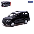 Машина металлическая MITSUBISHI PAJERO 4WD, 1:43, инерция, открываются двери, цвет чёрный 7389653 - фото 9682420