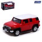 Машина металлическая TOYOTA FJ CRUISER, 1:43, инерция, открываются двери, цвет красный 7389664 - фото 9682475