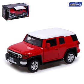 Машина металлическая TOYOTA FJ CRUISER, 1:43, инерция, открываются двери, цвет красный 7389664