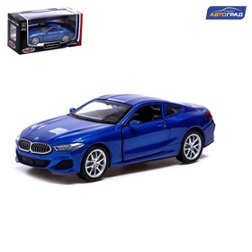 Машина металлическая BMW M850i, 1:44, инерция, открываются двери, цвет синий 7389670