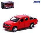 Машина металлическая VOLKSWAGEN AMAROK, 1:46, инерция, открываются двери, цвет красный 7389683 - фото 9682553