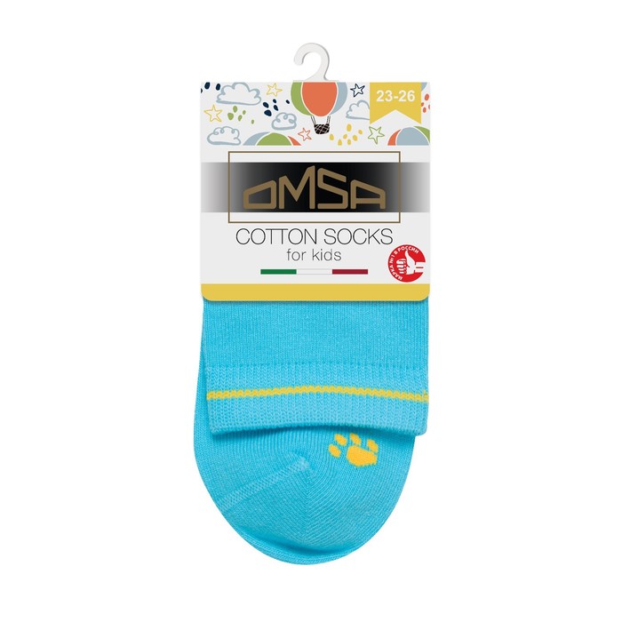

Носки детские OMSA kids Calzino 21P61 Turchese, размер 27-30