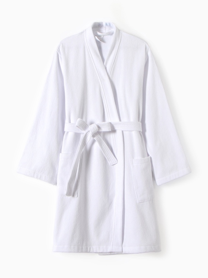 Халат махровый мужской «Экономь и Я», размер 48-50, белый - Фото 1