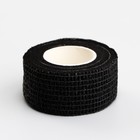 Бинт самофиксирующийся, 2,5 см, макс. растяжимость 4,5 м, чёрный - Фото 2