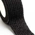 Бинт самофиксирующийся, 2,5 см, макс. растяжимость 4,5 м, чёрный - Фото 3