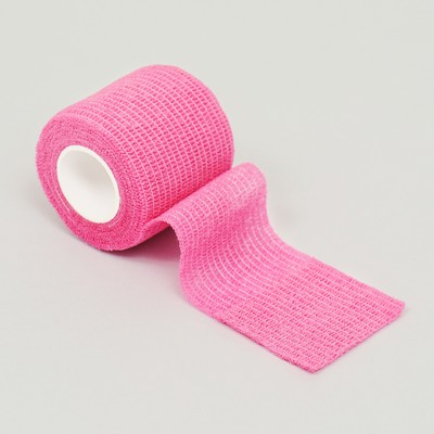 Бинт самофиксирующийся, 5 см х 4,5 м, розовый