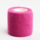 Бинт самофиксирующийся, 5 см х 4,5 м, розовый - Фото 2