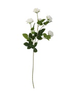 Цветы искусственные «Роза кустовая», h=80 см, белые  (артикул 7444077)  большой выбор товаров оптом и в розницу по низким ценам с доставкой