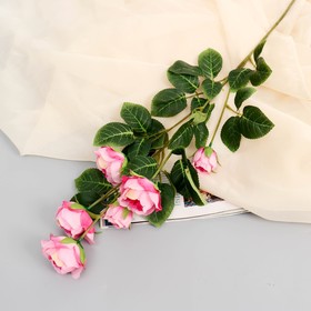 Цветы искусственные "Роза кустовая" 80 см, розовый