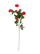Цветы искусственные «Роза кустовая», h=80 см, красные  (артикул 7444079)  большой выбор товаров оптом и в розницу по низким ценам с доставкой