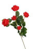 Цветы искусственные «Роза кустовая», h=80 см, красные  (артикул 7444079)  большой выбор товаров оптом и в розницу по низким ценам с доставкой