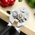 Нож консервный Adagio, нержавеющая сталь, цвет чёрный - фото 53461372