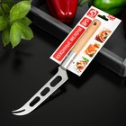 Нож для сыра Доляна «Валдай», 31.5 см, нержавеющая сталь, серебристый - Фото 3