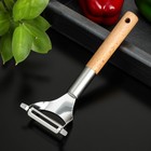 Овощечистка Доляна «Валдай», 23,5, нержавеющая сталь, цвет серебристый - Фото 2