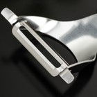 Овощечистка Доляна «Валдай», 23,5, нержавеющая сталь, цвет серебристый - Фото 3