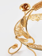 Фруктовница Rose Garden, круглая, 21×18.5×18, металл, золотистая - Фото 3