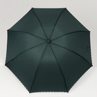 Зонт механический «Однотонный», 3 сложения, 8 спиц, R = 47,5 см, цвет зелёный - Фото 2