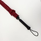 Зонт - трость полуавтоматический «Однотонный», 8 спиц, R = 50 см, цвет бордовый - Фото 4