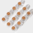 Набор баночек для специй Доляна «Парфе», 40 мл, 4×6.6 см, с пробковой крышкой, 12 шт., стекло - Фото 2