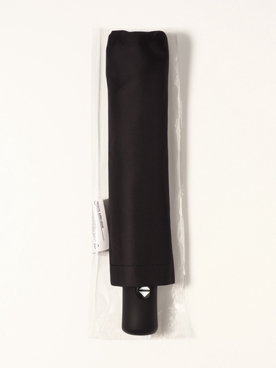 Зонт автоматический Black, 3 сложения, 8 спиц, R=48/55 см, d=96 см, чёрный