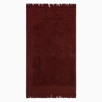 Полотенце махровое LoveLife «Аморе» 30×50 см, коричневый, 100% хлопок, 450 г/м²