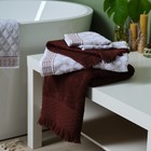 Полотенце махровое LoveLife «Аморе» 30х50 см, коричневый, 100% хлопок, 450 гр/м2 - Фото 7