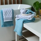 Полотенце махровое LoveLife «Аморе» 50×90 см, 100% хлопок, 450 г/м², голубое - Фото 8