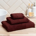 Полотенце махровое Love Life «Аморе» 50×90 см, 100% хлопок, 450 г/м², коричневое - Фото 2