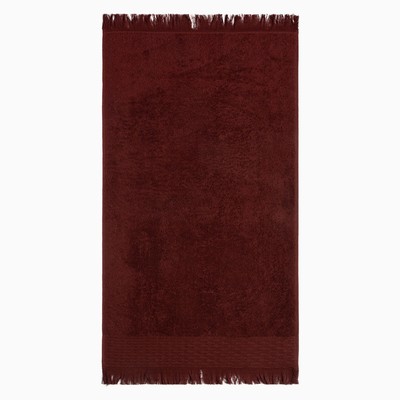 Полотенце махровое Love Life «Аморе» 50×90 см, 100% хлопок, 450 г/м², коричневое